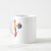女性ボクサー コーヒーマグカップ (正面左)