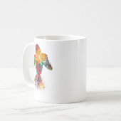 女性ボクサー コーヒーマグカップ (正面左)