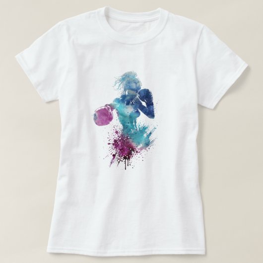 女性ボクサー Tシャツ (デザイン正面)