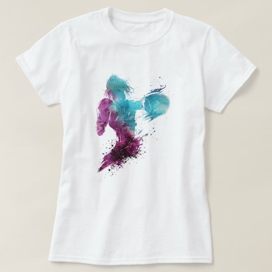 女性ボクサー Tシャツ (デザイン正面)