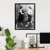 女性ボクシング試合番号1912 ポスター (ホームオフィス)