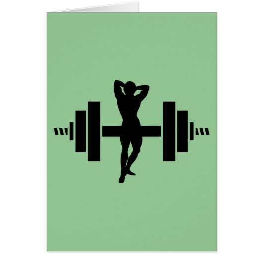 女性ボディビルダー (正面)