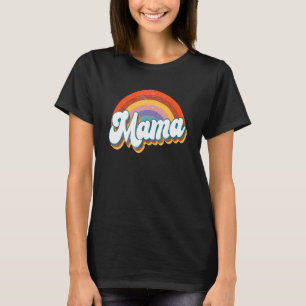 女性ボーホレインボーマママママママママママママ新しいママ母' Tシャツ
