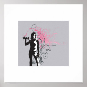 女性ポスターに合わせる ポスター