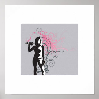 女性ポスターに合わせる ポスター