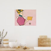 女性ポスターのエドワード・ペンフィールドイラストレーション ポスター (キッチン)