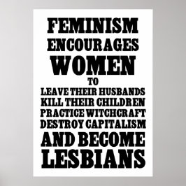 女性ポスターを奨励するフェミニズム ポスター