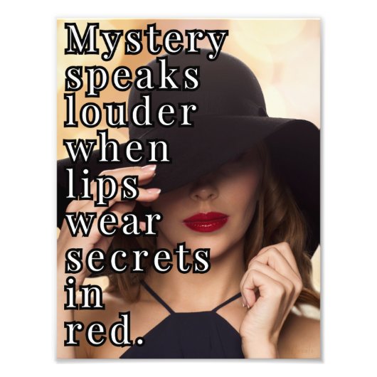 女性ポスター引用文 フォトプリント            (正面)