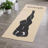 女性ポーズ運動ナマステ代々木赤面ピンク ヨガマット