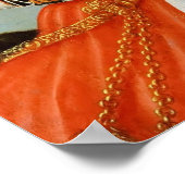 女性ポートレート – 若い方のクランチ – c1564 ポスター (角)