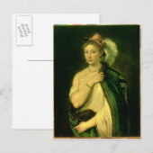 女性ポートレート, c.1536 ポストカード (正面/裏面)