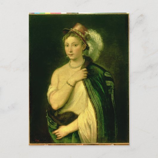 女性ポートレート, c.1536 ポストカード (正面)
