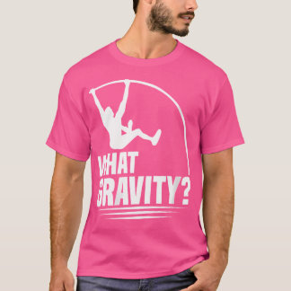 女性ポールヴォールティングトラックフィールドポールバーターグローブ Tシャツ