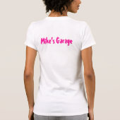 女性マイクガレージ Tシャツ (裏面)