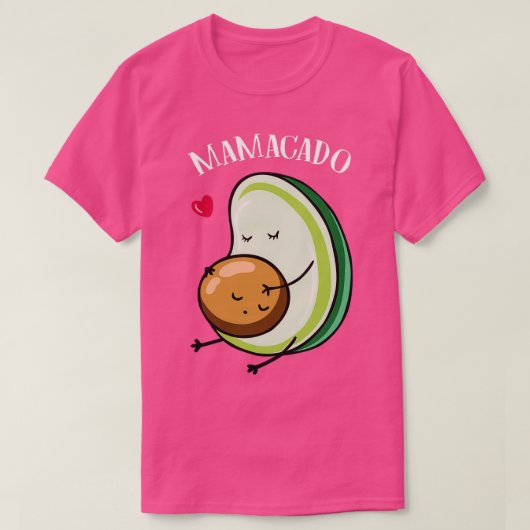 女性ママカド妊娠アボカド妊娠アナウンクス Tシャツ (デザイン正面)