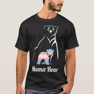 女性ママベアーLGBTQトランスジェンダーの子トランスジェンダー Tシャツ