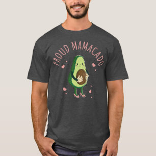 女性ママ誇りを持ったカドベビーシャワー妊婦Avo Tシャツ