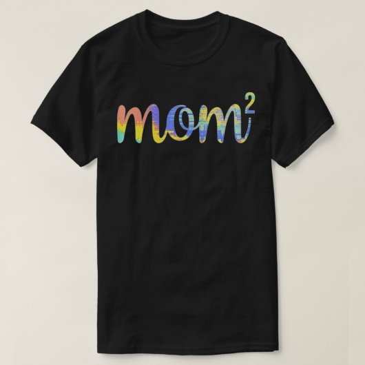 女性ママ2母マママママ2かわいいMのママ Tシャツ (デザイン正面)