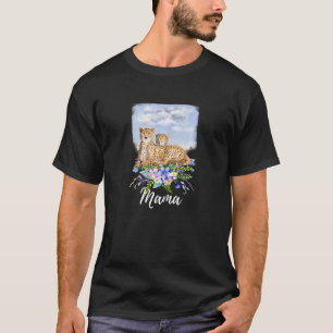 女性ママCheetah新しいママかわいいママ母のために Tシャツ