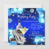 女性マルティーニ誕生日パーティー 招待状 (裏面)