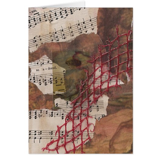 女性ミックスメディアコラージュ (正面)