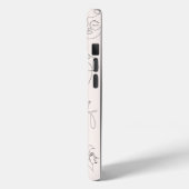 女性ミニマルラインアートフォンケース Case-Mate iPhoneケース (裏面 / 左)