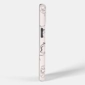 女性ミニマルラインアートフォンケース Case-Mate iPhoneケース (裏面 / 右)