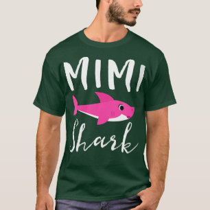 女性ミミザメおばあちゃんの祖母ピンクシャークG Tシャツ
