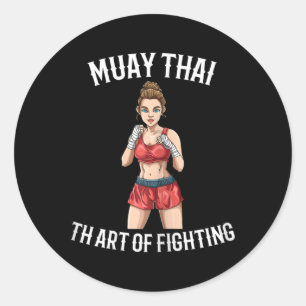 女性ムエタイ・ファイター - タイ・ボクシング MMA ラウンドシール