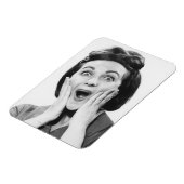 女性メイキング顔 マグネット (左側)