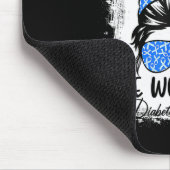 女性メッシーバンヘアディキュアリティ認識度 マウスパッド (コーナー)