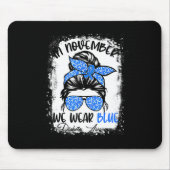 女性メッシーバンヘアディキュアリティ認識度 マウスパッド (正面)