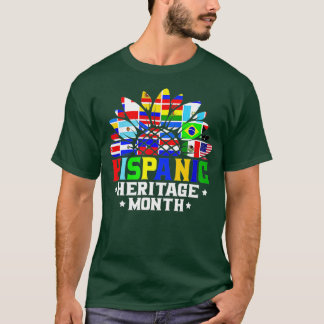 女性メンズナショナルヒスパニック伝統月飾り Tシャツ