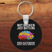 女性メンタルヘルス認識度ギフトメンタルギフト キーホルダー (正面)