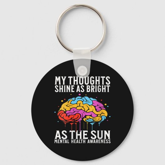 女性メンタルヘルス認識度ギフトメンタルギフト キーホルダー (正面)
