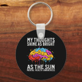 女性メンタルヘルス認識度ギフトメンタルギフト キーホルダー (正面)