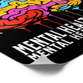 女性メンタルヘルス認識度ギフトメンタルギフト ポスター (角)