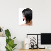 女性モデルの髪のサロンポスター ポスター (ホームオフィス)