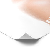 女性モデルの髪のサロンポスター ポスター (角)