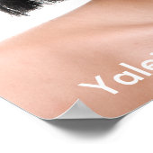 女性モデルの髪のサロンポスター ポスター (角)