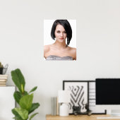 女性モデルの髪のサロンポスター ポスター (ホームオフィス)