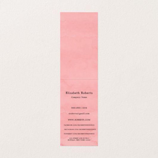 女性モデルファッションコーディネーターの名刺 名刺 (内部フラット)