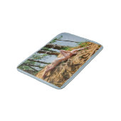 女性モデル日光浴サンダー_コーブ バスマット (アングル)