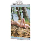 女性モデル日光浴サンダー_コーブ フラスク (左)