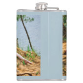 女性モデル日光浴サンダー_コーブ フラスク (裏面)