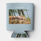 女性モデル日光浴サンダー_コーブ 缶クーラー (正面)