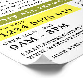 女性モデル、オプティシャン、テクニカルプラクティショナー ポスター (角)