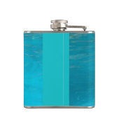 女性モデル サンダ―コーブで泳ぐ フラスク (裏面)