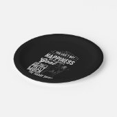 女性ヤギ恋人ヤギのギフト ペーパープレート (アングル)