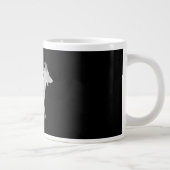 女性ヤギ愛好家ヤギのジョークのギフト ジャンボコーヒーマグカップ (右)